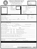 Application For Public Defender Program Form - Chenango County