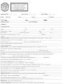 Standart Council Application For Public Defender Services Form - Georgia Public Defender