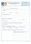 Form Tm001 - Trademark Application Form