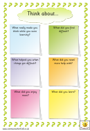 Think About - Kids Activity Worksheet