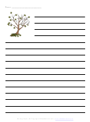 Tree Style Writing Paper