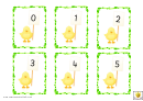 Chick Number Flash Card Template