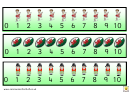 Welsh Style Number Line Template