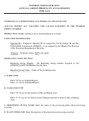 Form 4231 - Annual Gross Products Mid Attachment For Gas Printable pdf