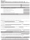 Form Pa-8879 - Pennsylvania E-file Signature Authorization - 2012