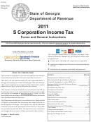 Form It-6211s - S Corporation Income Tax Forms And General Instructions - 2011