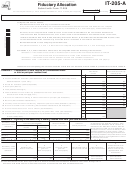 Fillable Form It-205-A - Fiduciary Allocation - 2012 Printable pdf