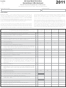 Form D-422a - Annualized Income Installment Worksheet - 2011