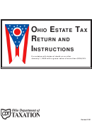Estate Tax Form 2 - Ohio Estate Tax Return For All Resident Filings For Dates Of Death On Or After January 1, 2002