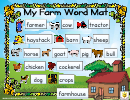 My Farm Word Mat