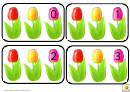 Tulips Number Practice Sheet