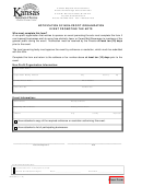 Form Abc-865 - Notification Of Non-profit Organization Event Promoting The Arts