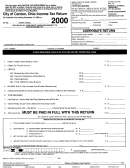 City Of Canton, Ohio, Income Tax Return - 2000 Printable pdf