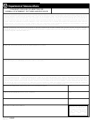 Va Form 10002 - Consent For Use Of Written Or Verbal Statement, Picture And/or Voice