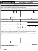 Va Form 0928b - National Veterans Summer Sports Clinic Registration Application - 2012