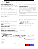 Form Il-505-b - Automatic Extension Payment For 2014
