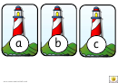 Alphabet Cards Template - Lighthouse Letters And Phonics