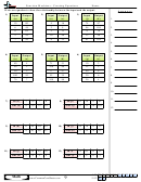 Function Machines - Creating Equations Worksheet Template With Answer Key