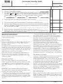Fillable Form 8586 - Low-Income Housing Credit Printable pdf