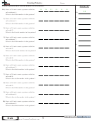 Creating Patterns Worksheet Template With Answer Key