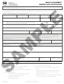 Form Hr2138 Draft - Medical Equipment Request And Justification Printable pdf