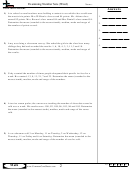 Examining Number Sets (word) Worksheet Template With Answer Key