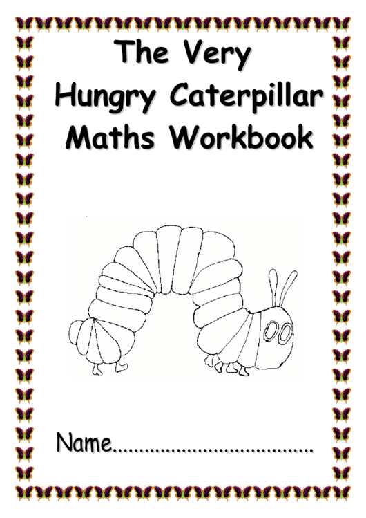 The Very Hungry Caterpillar Maths Workbook Printable pdf