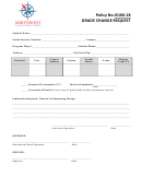 Grade Change Request Form