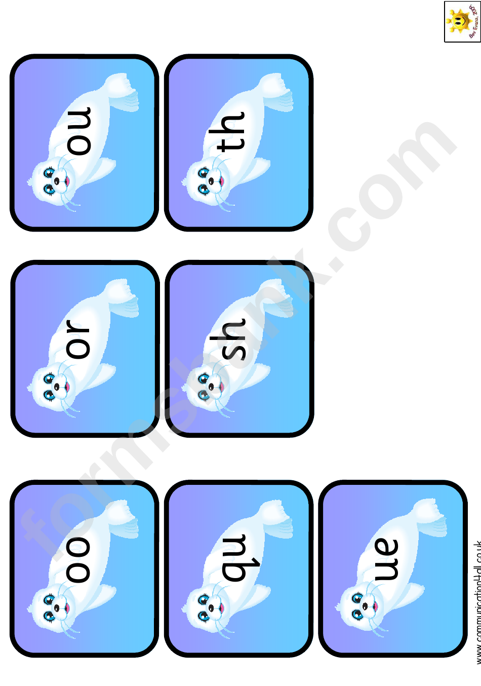 Mini Seal Phonetic Alphabet Chart