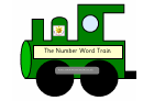 The Number Word Train Chart 0-20