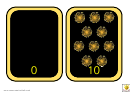 Number Bonds To 10 Fireworks Easy Template Printable pdf