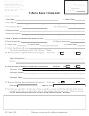 Form D-13 - Vehicle Dealer Complaint