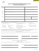 Fillable Form G-37 - General Excise/use Tax Exemption For Certified Or Approved Housing Projects Printable pdf