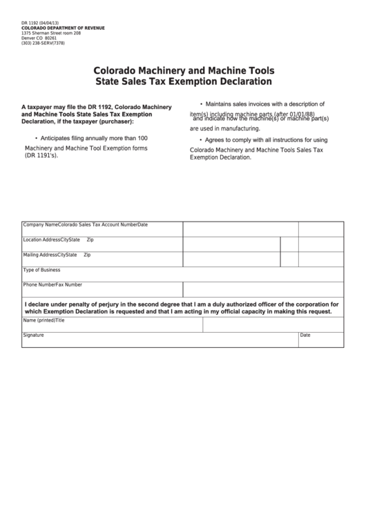 form-dr-1192-colorado-machinery-and-machine-tools-state-sales-tax