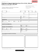 Form 447 - Transmittal For Magnetic Media Reporting Of W-2s, W-2gs, 1099s And Mi-nr-k1s To The State Of Michigan