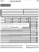 Form G-26 - Use Tax Return Imports For Consumption