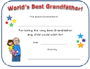 World's Best Grandfather Template