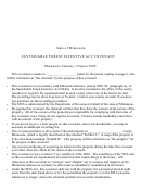 Sustainable Forest Incentive Act Covenant - State Of Minnesota Printable pdf