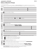 Form St-30 - Notice Of Business Change