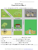 Easy Directions And Map Geography Worksheet