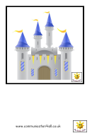 Castle Flash Card Template