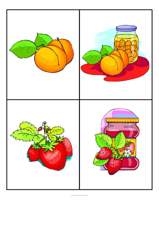 Home Fruit And Berries Card Template Printable pdf