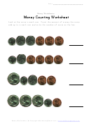 Money Counting Worksheet Template