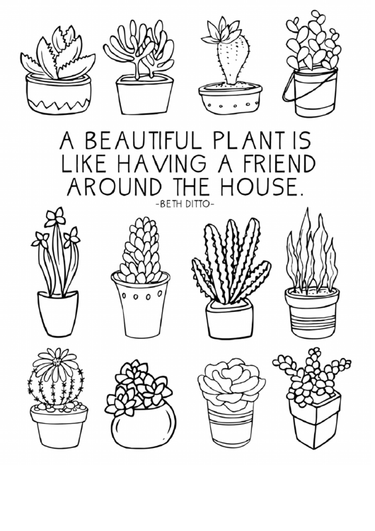 Black And White Beautiful Plants Bookshelf Poster Template Printable pdf