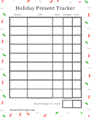 Holiday Present Tracker