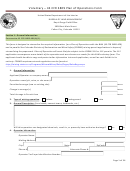 Voluntary - 43 Cfr 3809 Plan Of Operations Form - United States Department Of The Interior