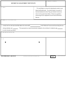 Dd Form 2867 - Income Tax Adjustment Certificate