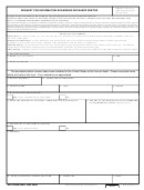 Dd Form 2840 - Request For Information Regarding Deceased Debtor