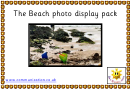 The Beach Photo Poster Template