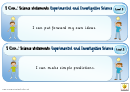 I Can Science Statements Poster Template - Experimental And Investigative Science
